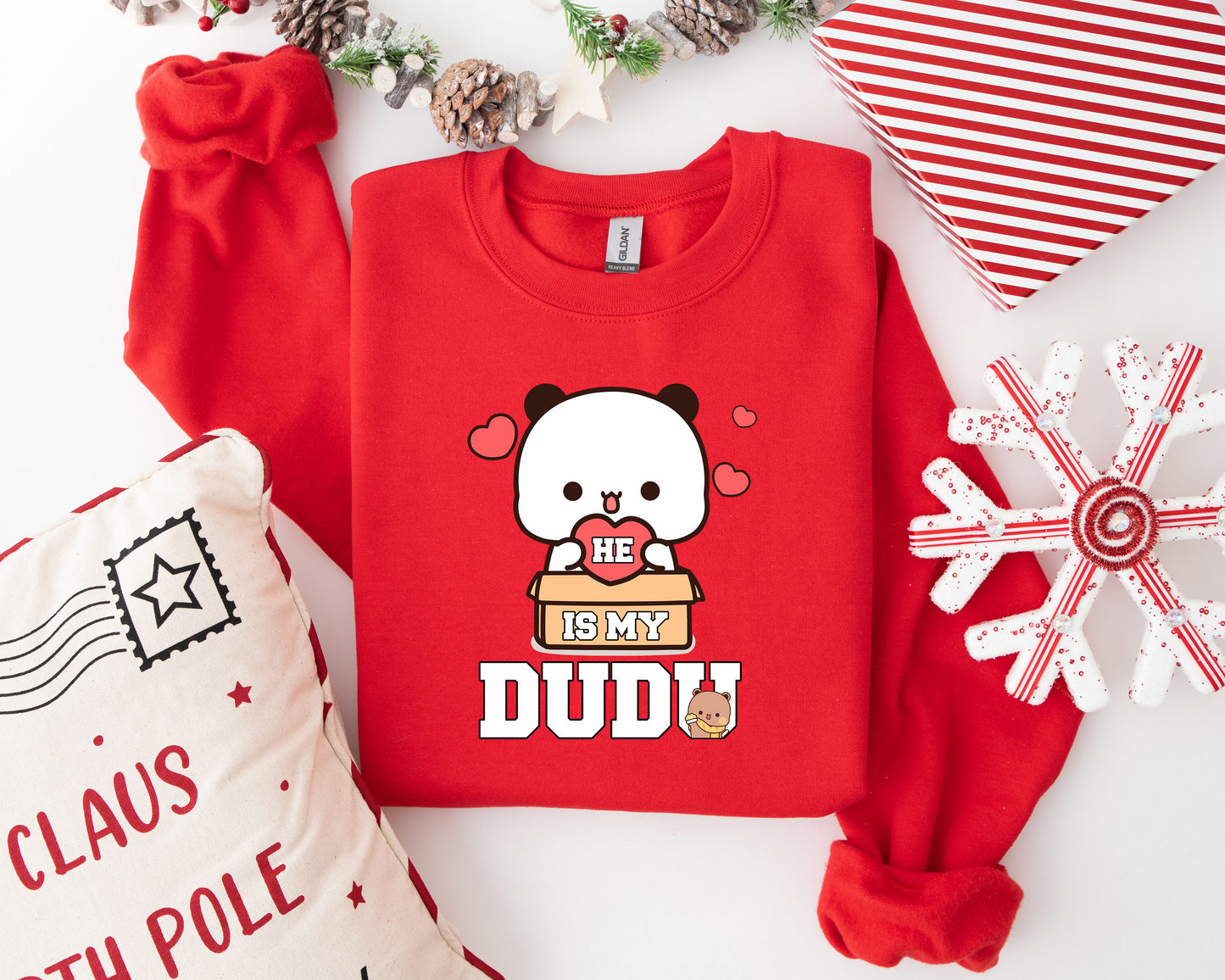 He Is My Dudu & She Is My Bubu Couple Sweatshirts | Matching His & Her Outfits