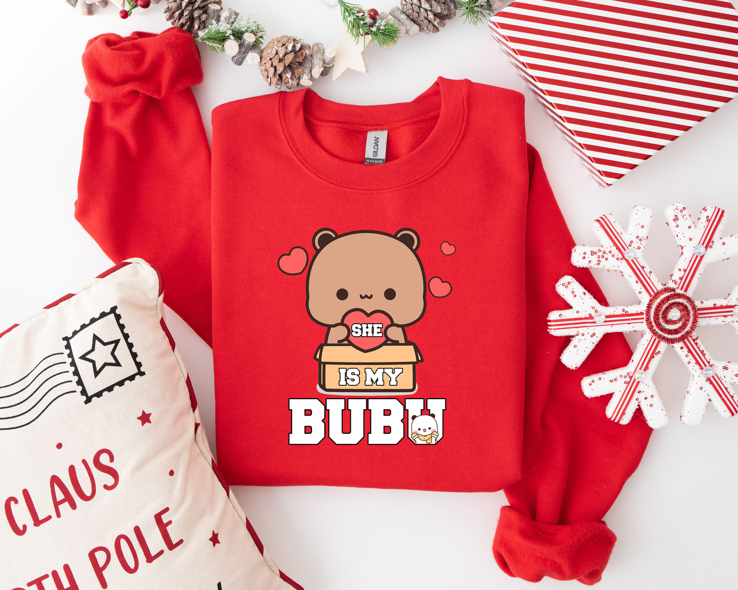 He Is My Dudu & She Is My Bubu Couple Sweatshirts | Matching His & Her Outfits