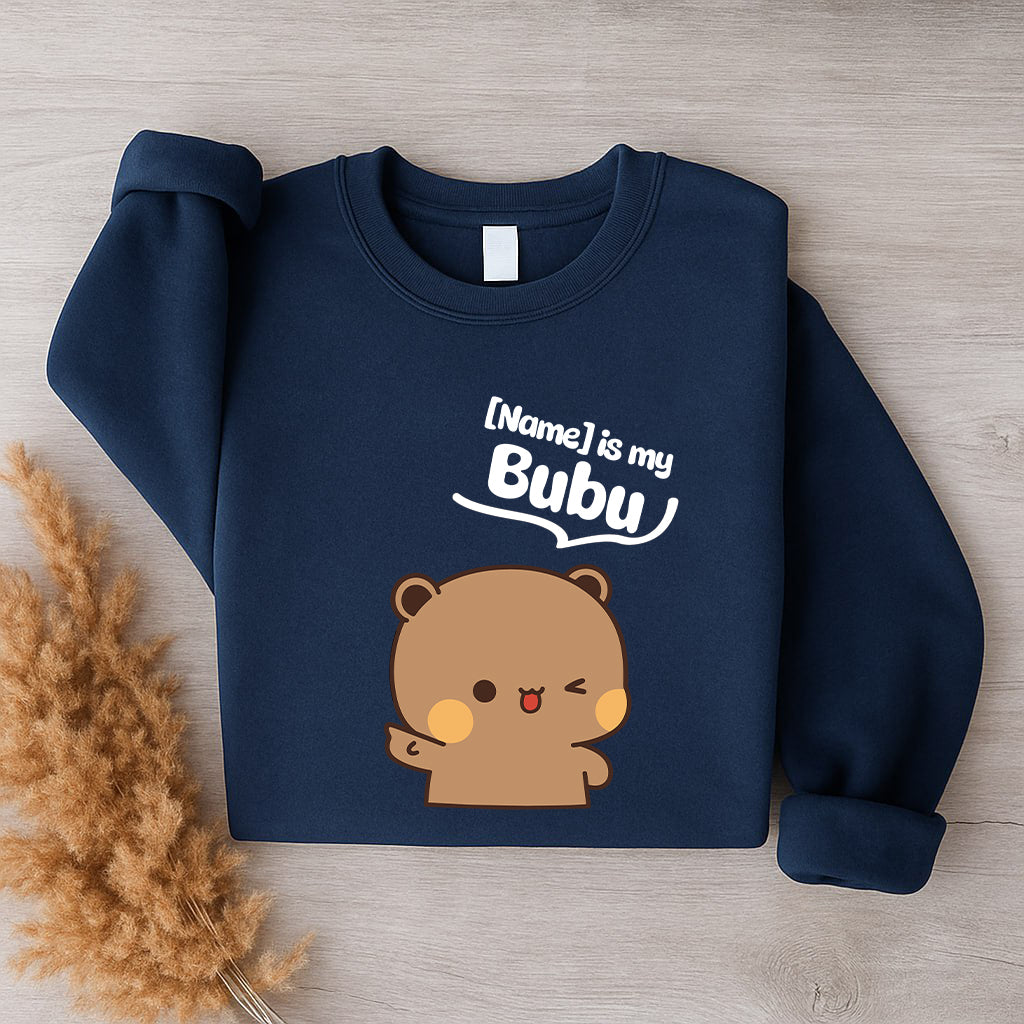Personalized Bubu & Dudu Matching Sweatshirt for Couples