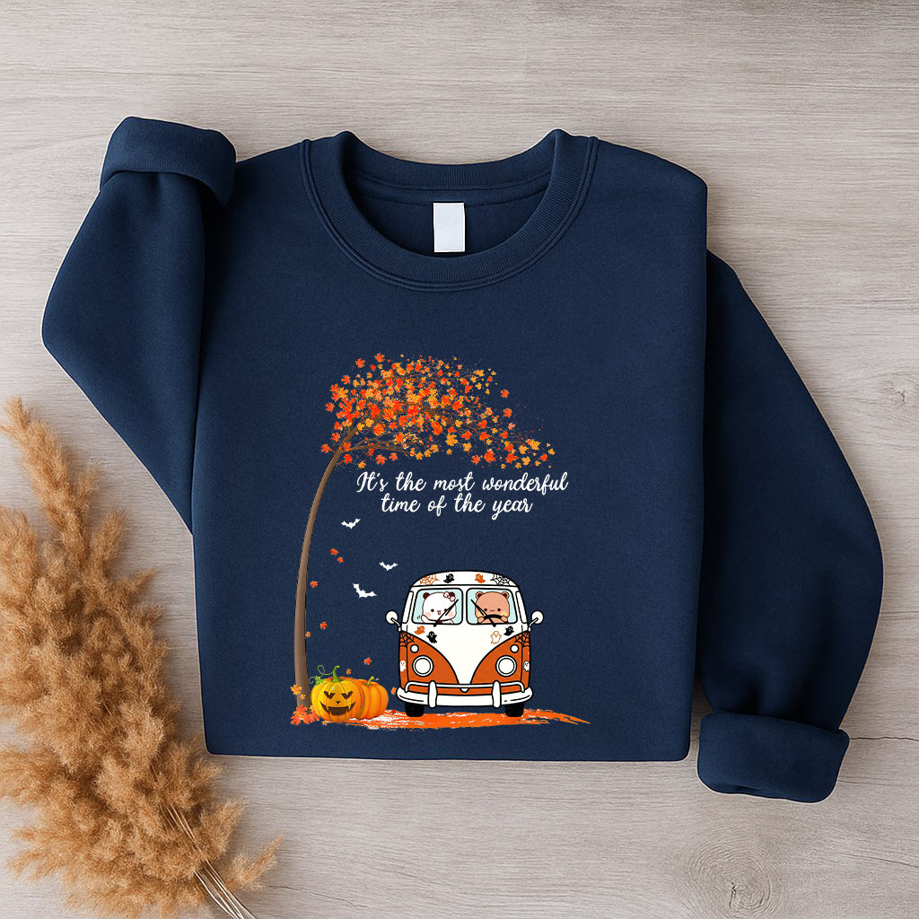 Bubu & Dudu Halloween Sweatshirt – Fall Van Most Wonderful Time of Year Crewneck