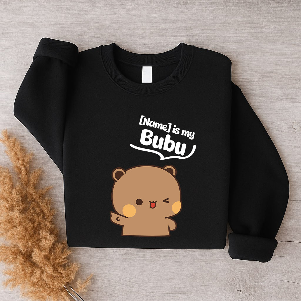 Personalized Bubu & Dudu Matching Sweatshirt for Couples