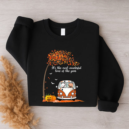 Bubu & Dudu Halloween Sweatshirt – Fall Van Most Wonderful Time of Year Crewneck