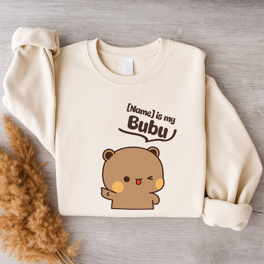 Personalized Bubu & Dudu Matching Sweatshirt for Couples