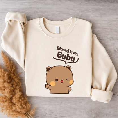 Personalized Bubu & Dudu Matching Sweatshirt for Couples