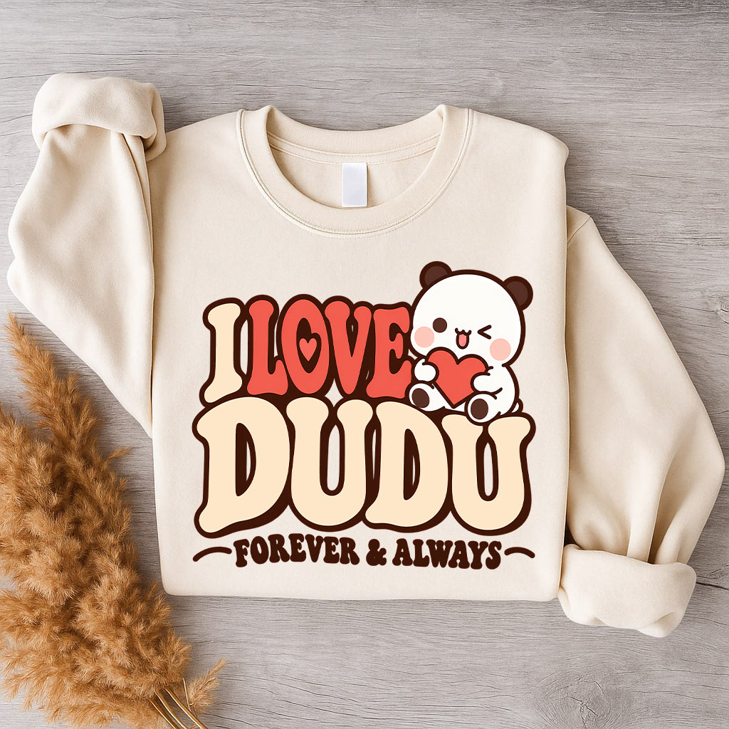 Bubu & Dudu Couple Sweatshirt – I Love You Forever & Always