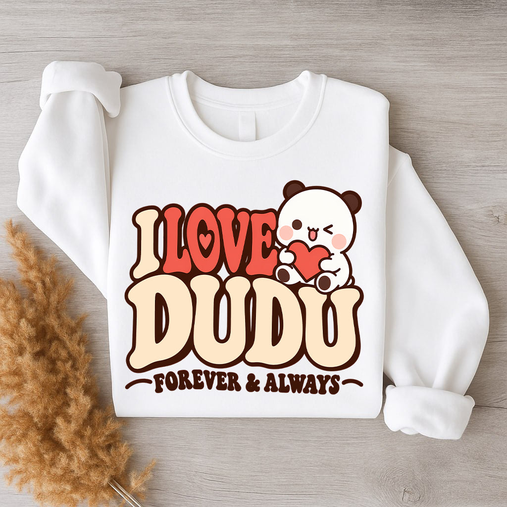 Bubu & Dudu Couple Sweatshirt – I Love You Forever & Always