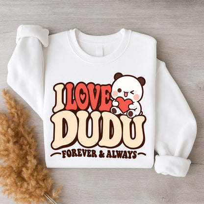 Bubu & Dudu Couple Sweatshirt – I Love You Forever & Always