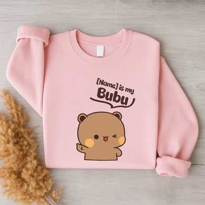 Personalized Bubu & Dudu Matching Sweatshirt for Couples