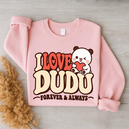 Bubu & Dudu Couple Sweatshirt – I Love You Forever & Always