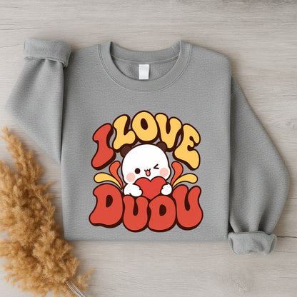 Bubu & Dudu Couple Sweatshirt – I Love Bubu I Love Dudu Retro Matching Set