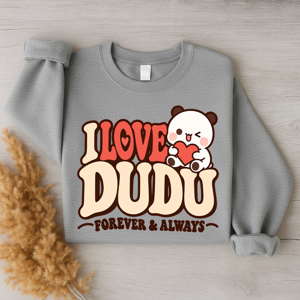 Bubu & Dudu Couple Sweatshirt – I Love You Forever & Always