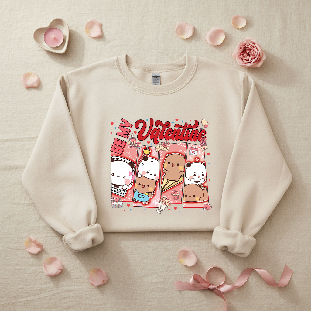 Bubu & Dudu Be My Valentine Sweatshirt
