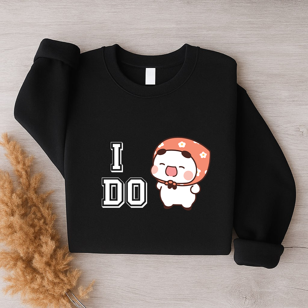 Bubu & Dudu Matching Couple Sweatshirt – I Do / I Don’t