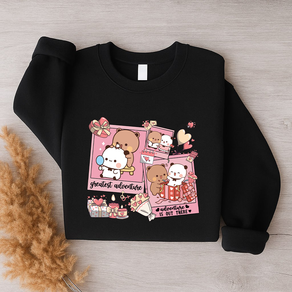 Bubu & Dudu Love Adventure Valentine Sweatshirt