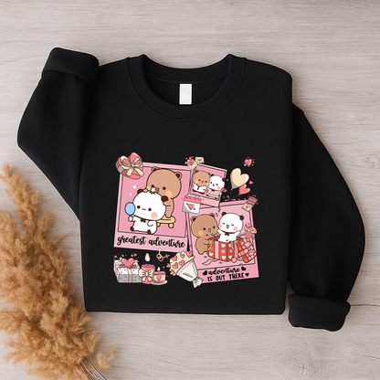 Bubu & Dudu Love Adventure Valentine Sweatshirt