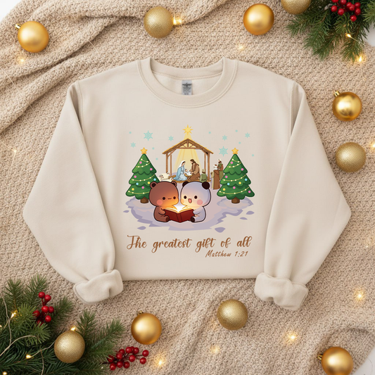 Bubu Dudu Nativity Sweatshirt – Christmas Gift