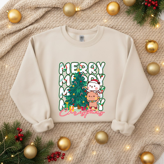 Bubu Dudu Merry Christmas Sweatshirt