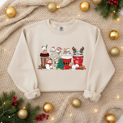 Bubu Dudu Christmas Drinks Sweatshirt