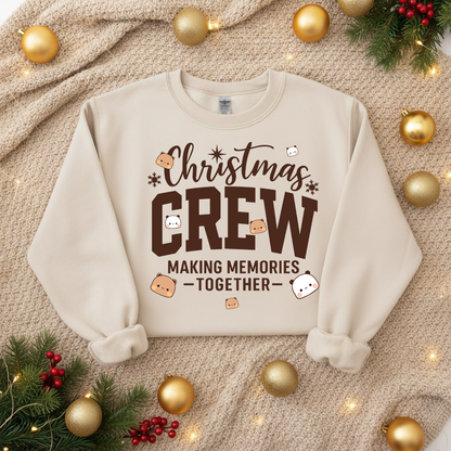 Bubu & Dudu Christmas Crew Sweatshirt - Making Memories Together Holiday Shirt