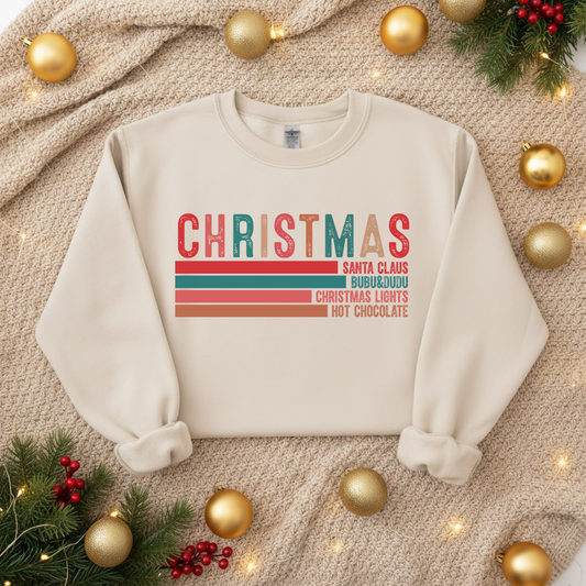 Bubu & Dudu Christmas Retro Sweatshirt