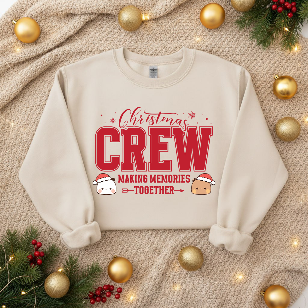 Bubu & Dudu Christmas Crew Sweatshirt | Making Memories Together