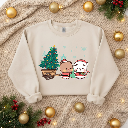 Bubu Dudu Christmas Tree Sweatshirt