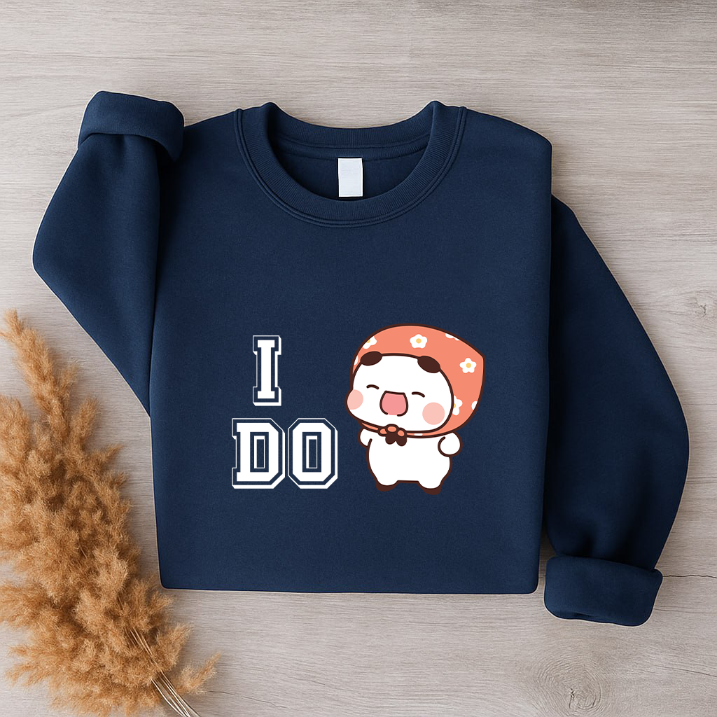Bubu & Dudu Matching Couple Sweatshirt – I Do / I Don’t