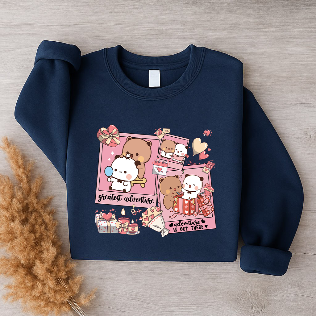 Bubu & Dudu Love Adventure Valentine Sweatshirt
