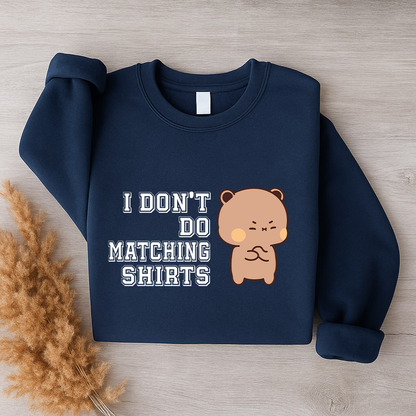 Bubu & Dudu Matching Couple Sweatshirt – I Do / I Don’t