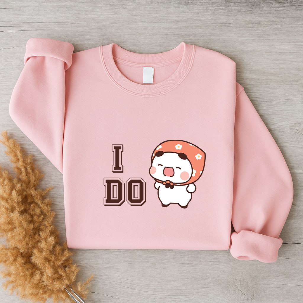 Bubu & Dudu Matching Couple Sweatshirt – I Do / I Don’t
