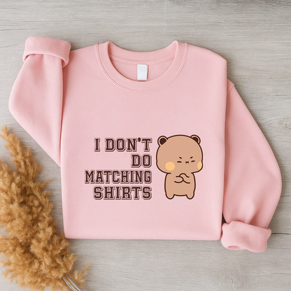 Bubu & Dudu Matching Couple Sweatshirt – I Do / I Don’t