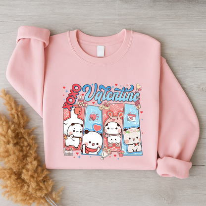 Bubu & Dudu XOXO Valentine Couple Sweatshirt