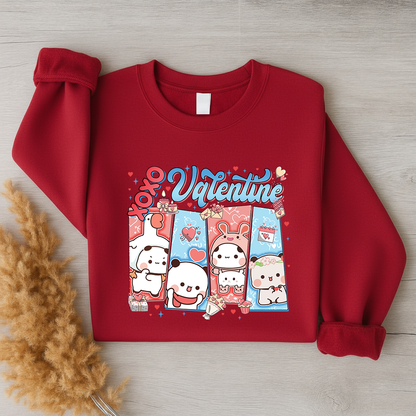 Bubu & Dudu XOXO Valentine Couple Sweatshirt