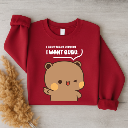 Bubu & Dudu I Want You – Couple Sweatshirts