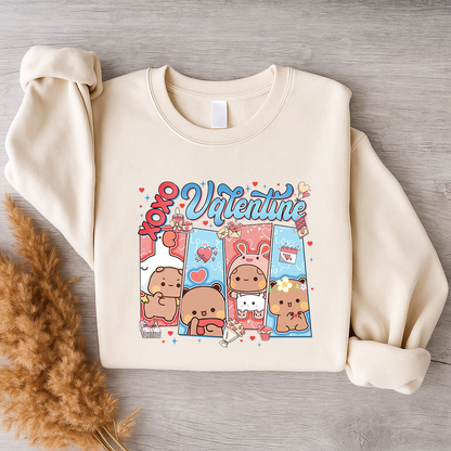 Bubu & Dudu XOXO Valentine Couple Sweatshirt