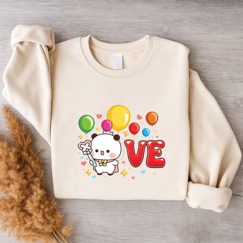 Bubu & Dudu LOVE Matching Couple Sweatshirts – Valentine