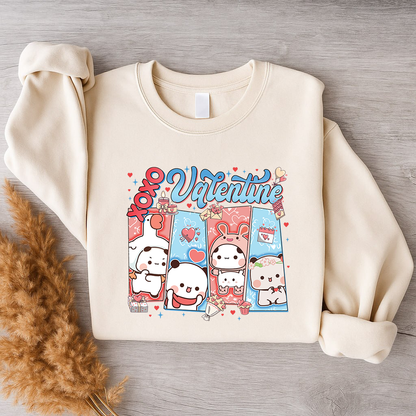 Bubu & Dudu XOXO Valentine Couple Sweatshirt