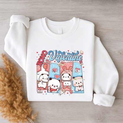 Bubu & Dudu XOXO Valentine Couple Sweatshirt