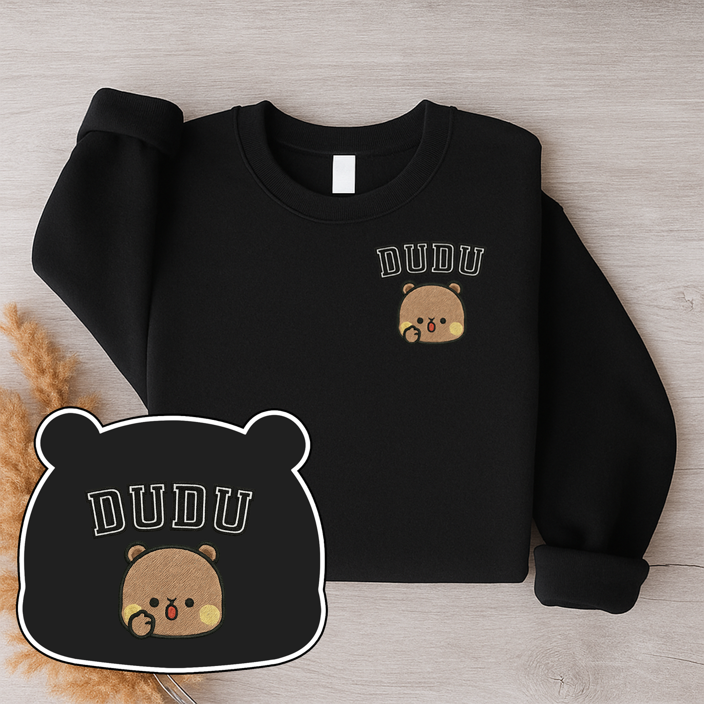 Bubu & Dudu Embroidered Couple Sweatshirts