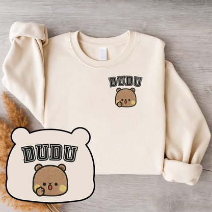 Bubu & Dudu Embroidered Couple Sweatshirts