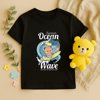 Bubu & Dudu Ocean Wave Matching Beach Couple Shirts