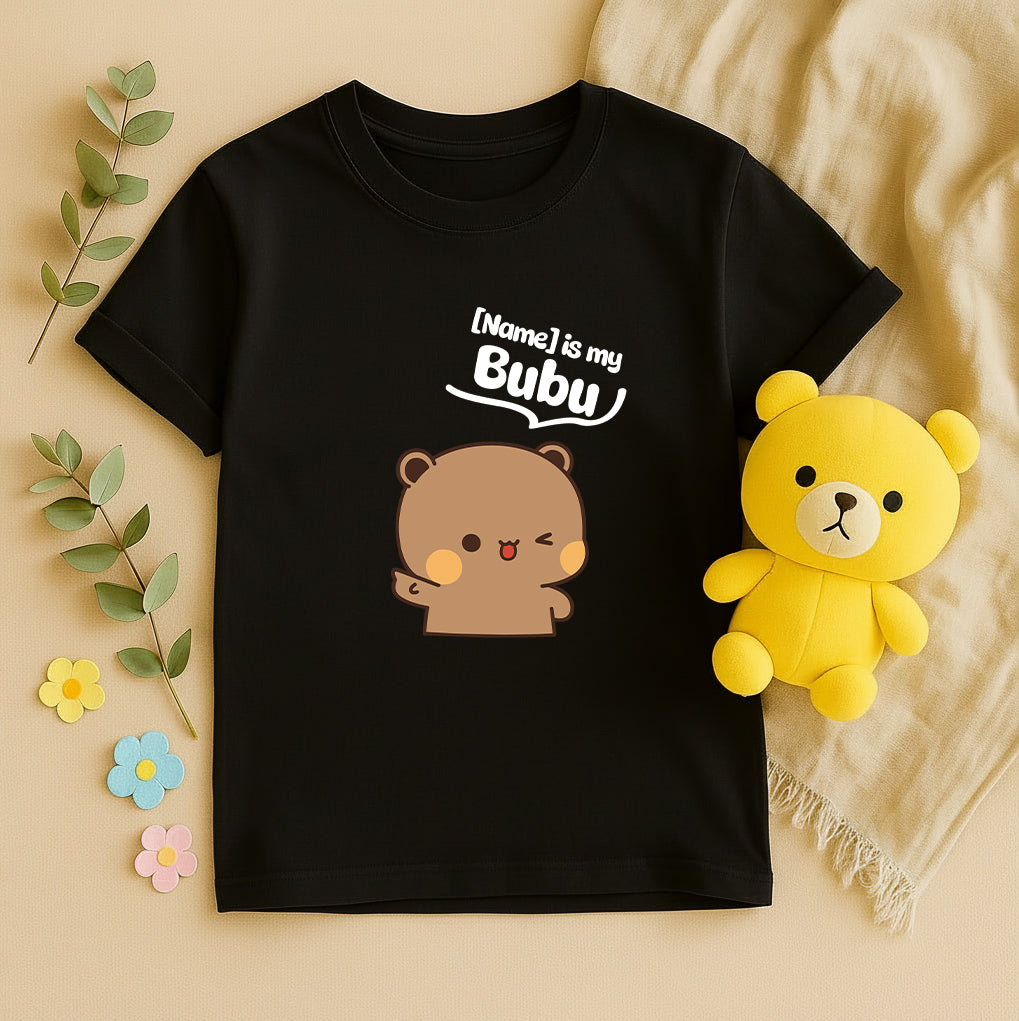 Custom Name Bubu Dudu Shirt, Personalized Couple Matching Shirts