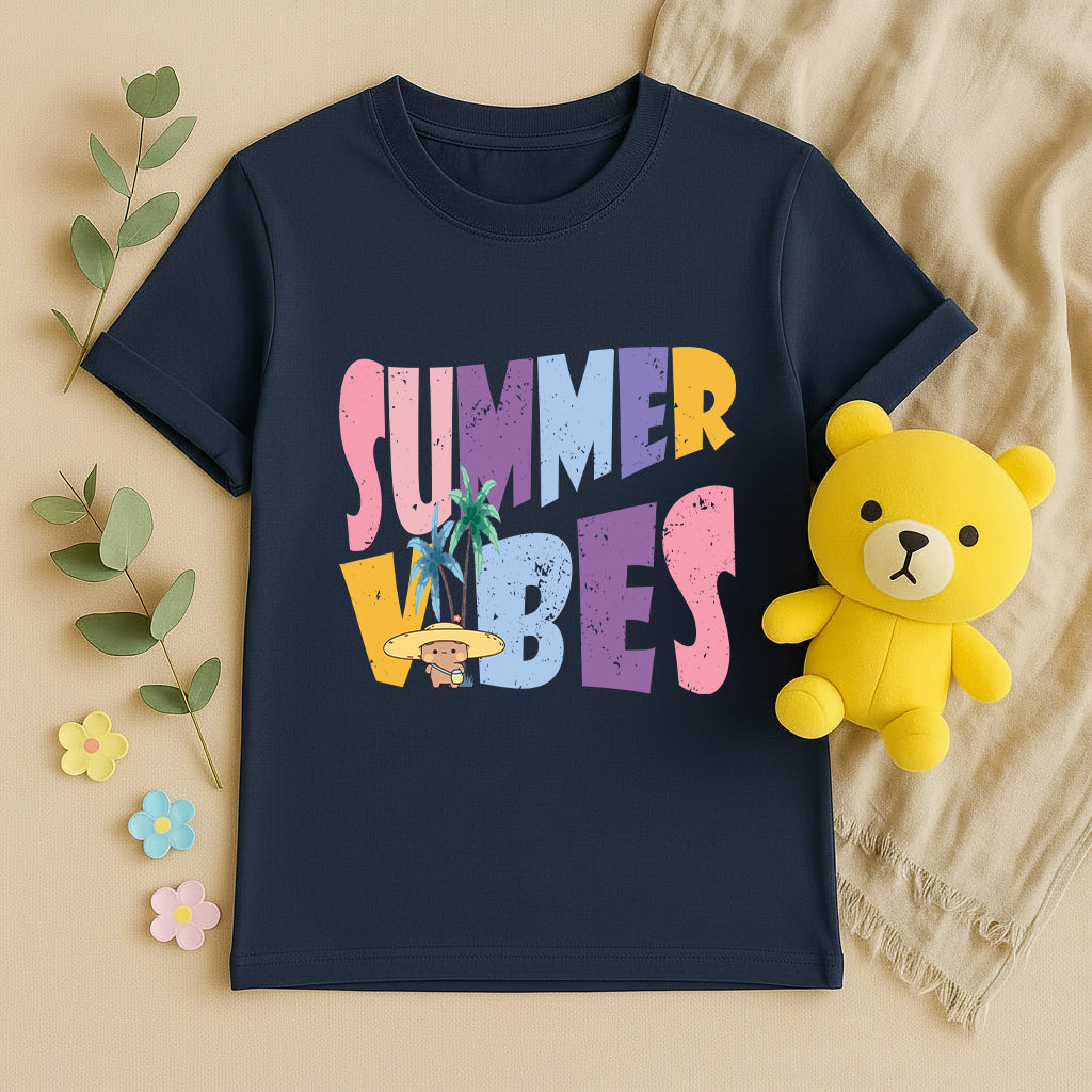 Matching Summer Vibes Couple Shirts | Bubu & Dudu Beach Vacation Tees