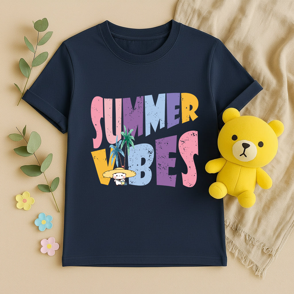 Matching Summer Vibes Couple Shirts | Bubu & Dudu Beach Vacation Tees