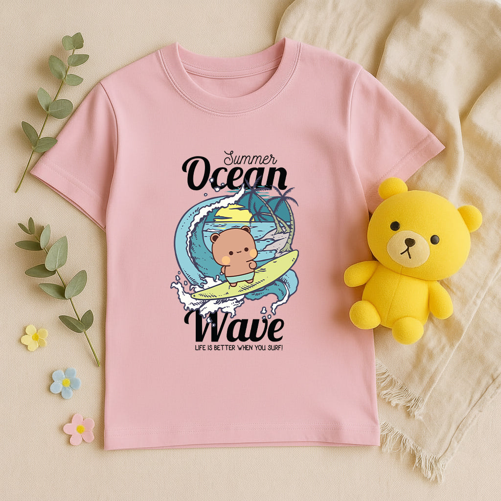 Bubu & Dudu Ocean Wave Matching Beach Couple Shirts
