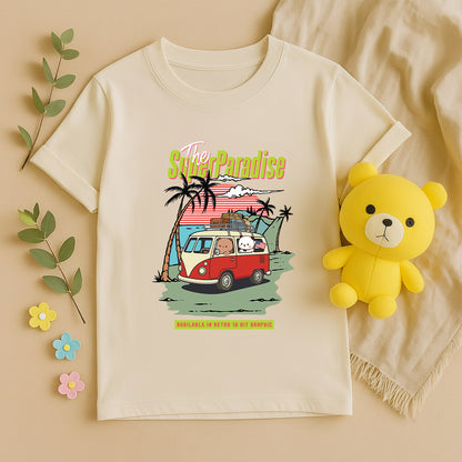 Bubu & Dudu Summer Paradise Retro Beach T-Shirt