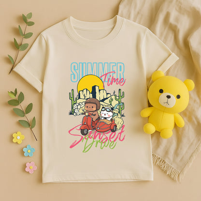 Bubu & Dudu Summer Sunset Ride T-Shirt