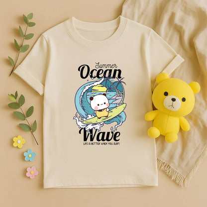 Bubu & Dudu Ocean Wave Matching Beach Couple Shirts