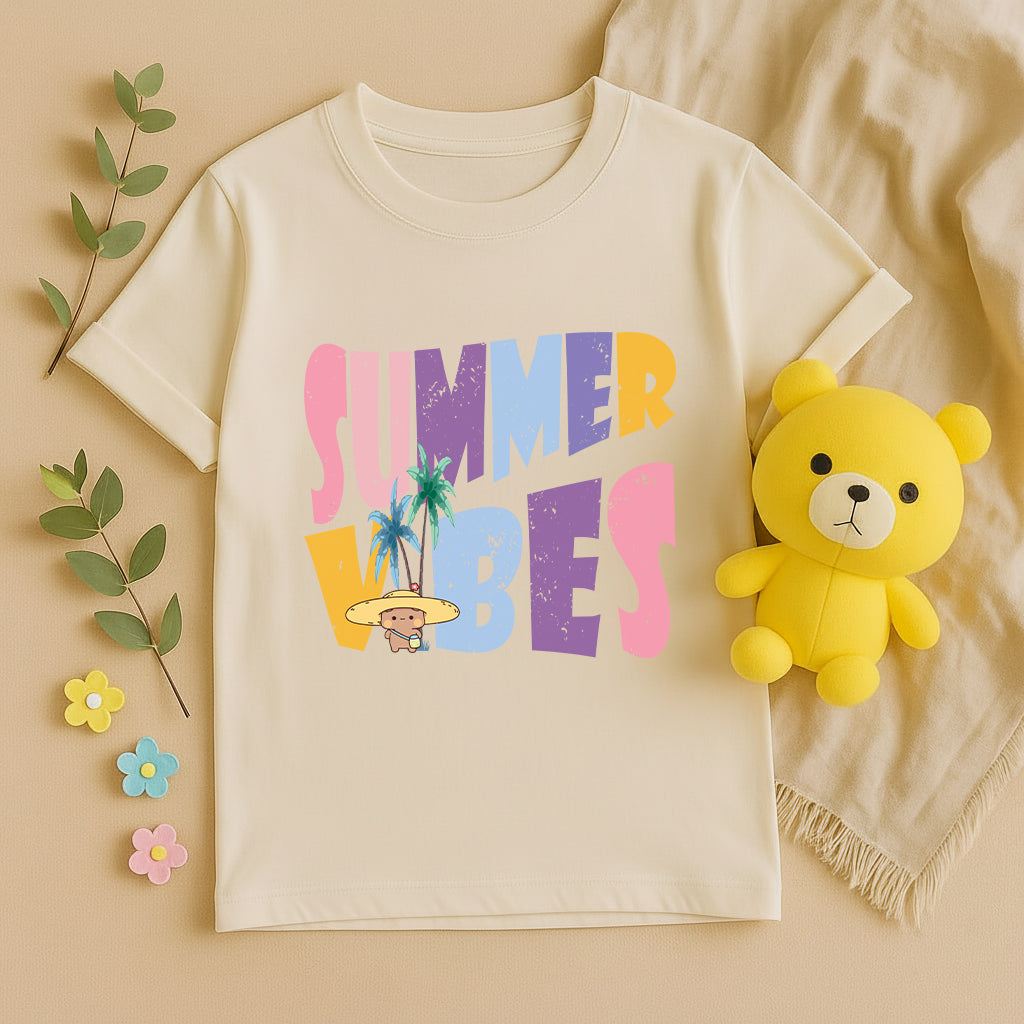 Matching Summer Vibes Couple Shirts | Bubu & Dudu Beach Vacation Tees