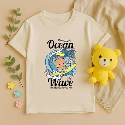 Bubu & Dudu Ocean Wave Matching Beach Couple Shirts